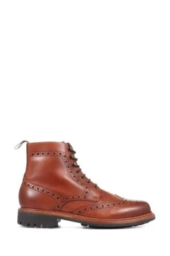 Jones Bootmaker Baker Street Rahmengenähte Stiefel, Naturfarben