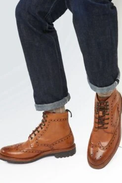 Jones Bootmaker Baker Street Rahmengenähte Stiefeletten, Schwarz