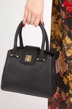 Jones Bootmaker Whimsy Tote-Tasche Aus Leder Mit Henkel, Schwarz